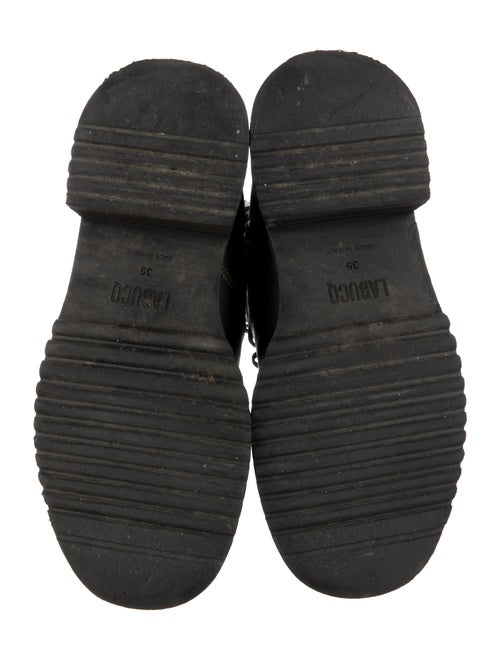 Labucq Leather Combat Boots