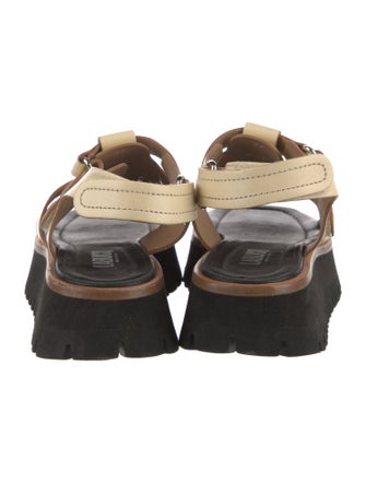 Labucq Leather Gladiator Sandals