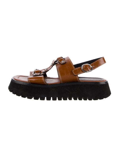 Labucq Leather Slingback Sandals