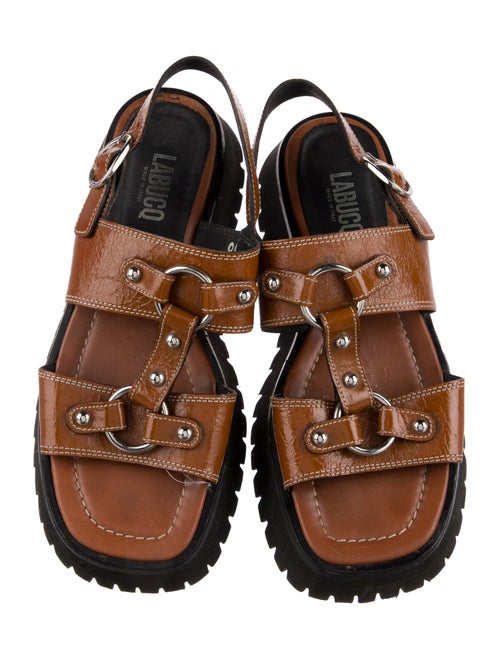 Labucq Leather Slingback Sandals