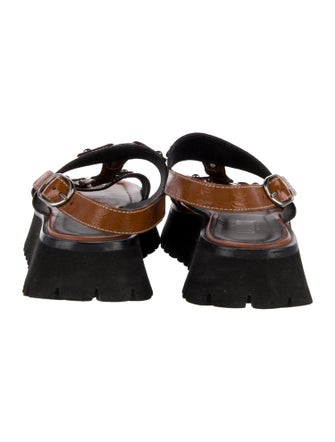 Labucq Leather Slingback Sandals