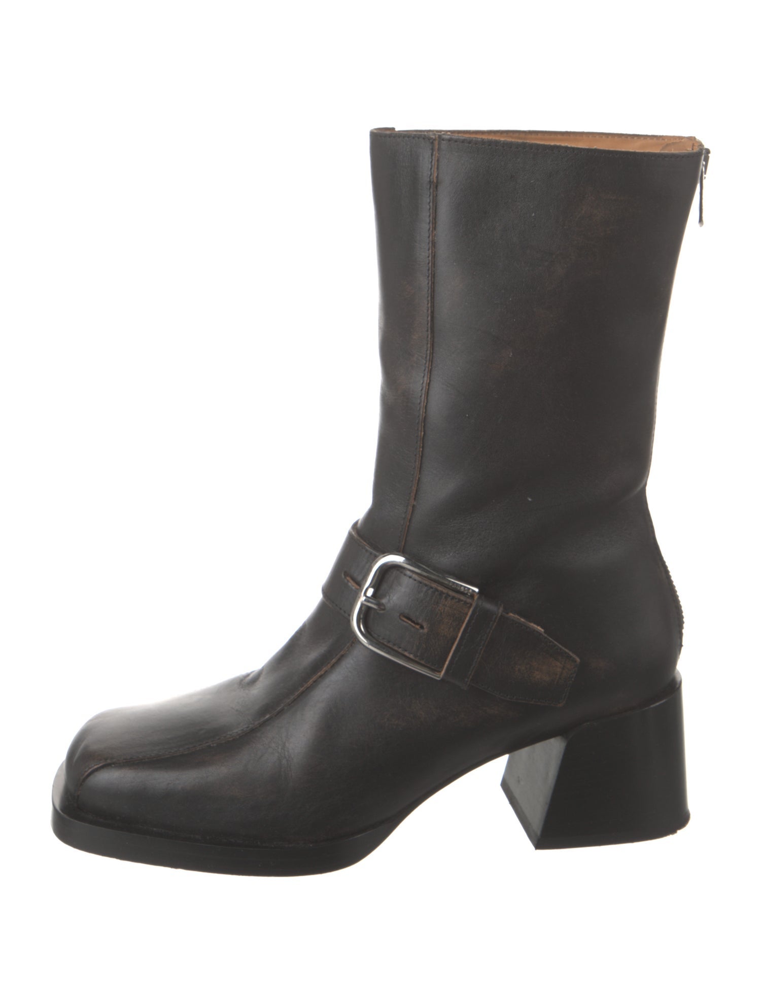 Labucq Leather Moto Boots