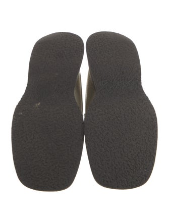 Labucq Leather Whipstitch Trim Mules