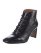 Labucq Patent Leather Lace-Up Boots