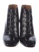 Labucq Patent Leather Lace-Up Boots