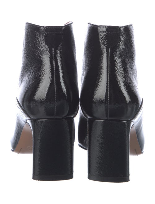 Labucq Patent Leather Lace-Up Boots