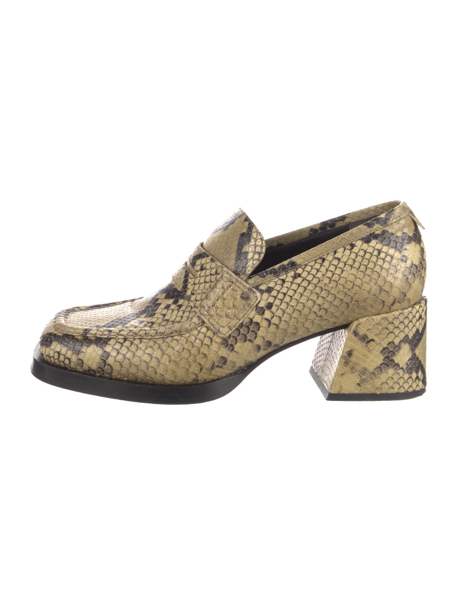 Labucq Snakeskin Animal Print Pumps