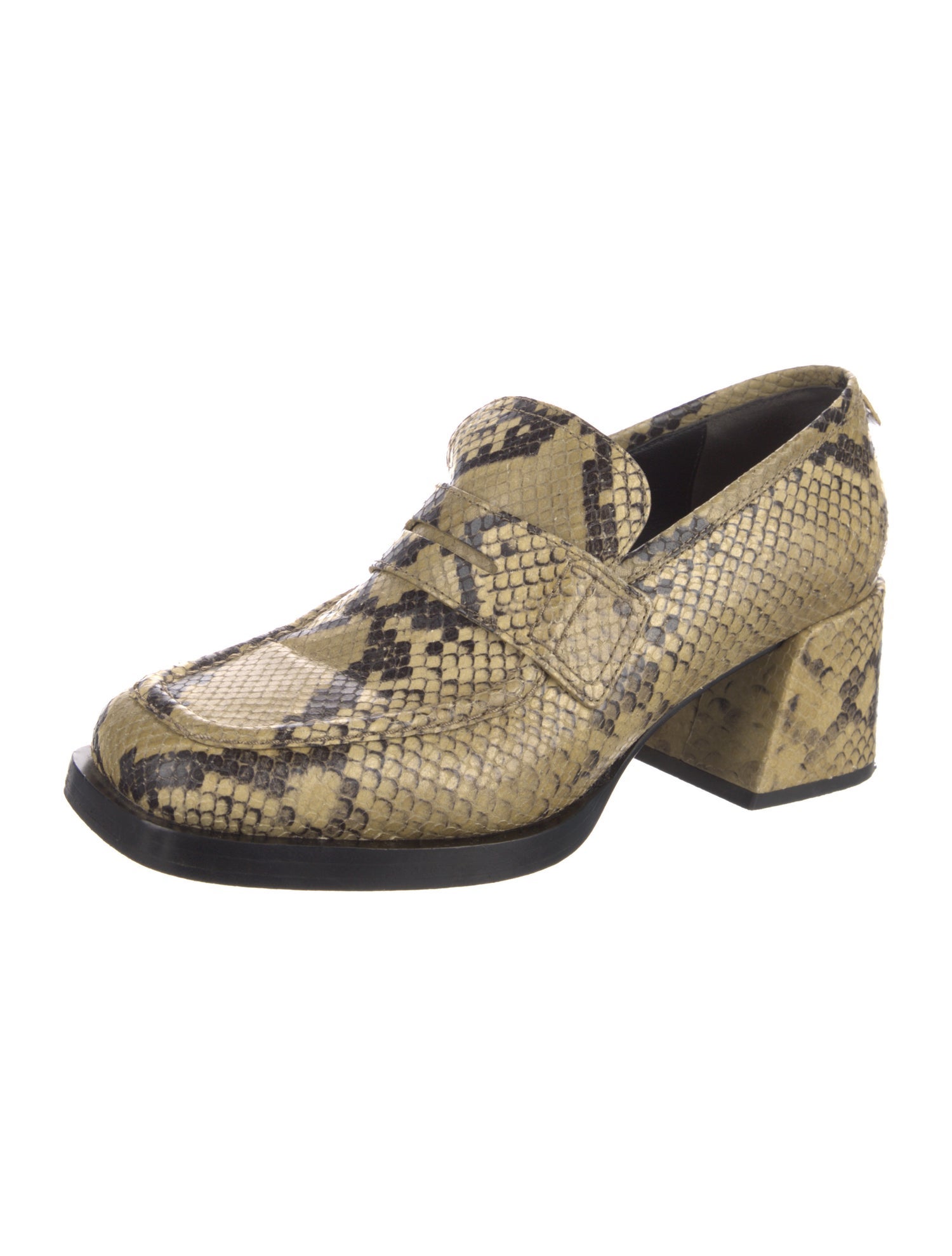 Labucq Snakeskin Animal Print Pumps