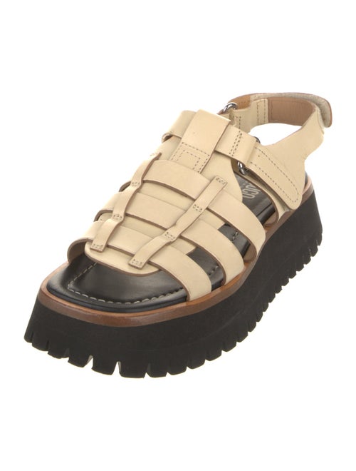 Labucq Leather Slingback Sandals