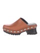 Labucq Leather Studded Accents Mules
