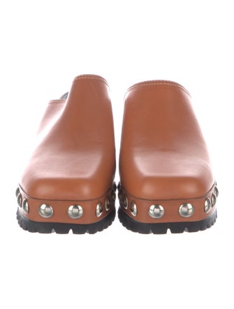 Labucq Leather Studded Accents Mules