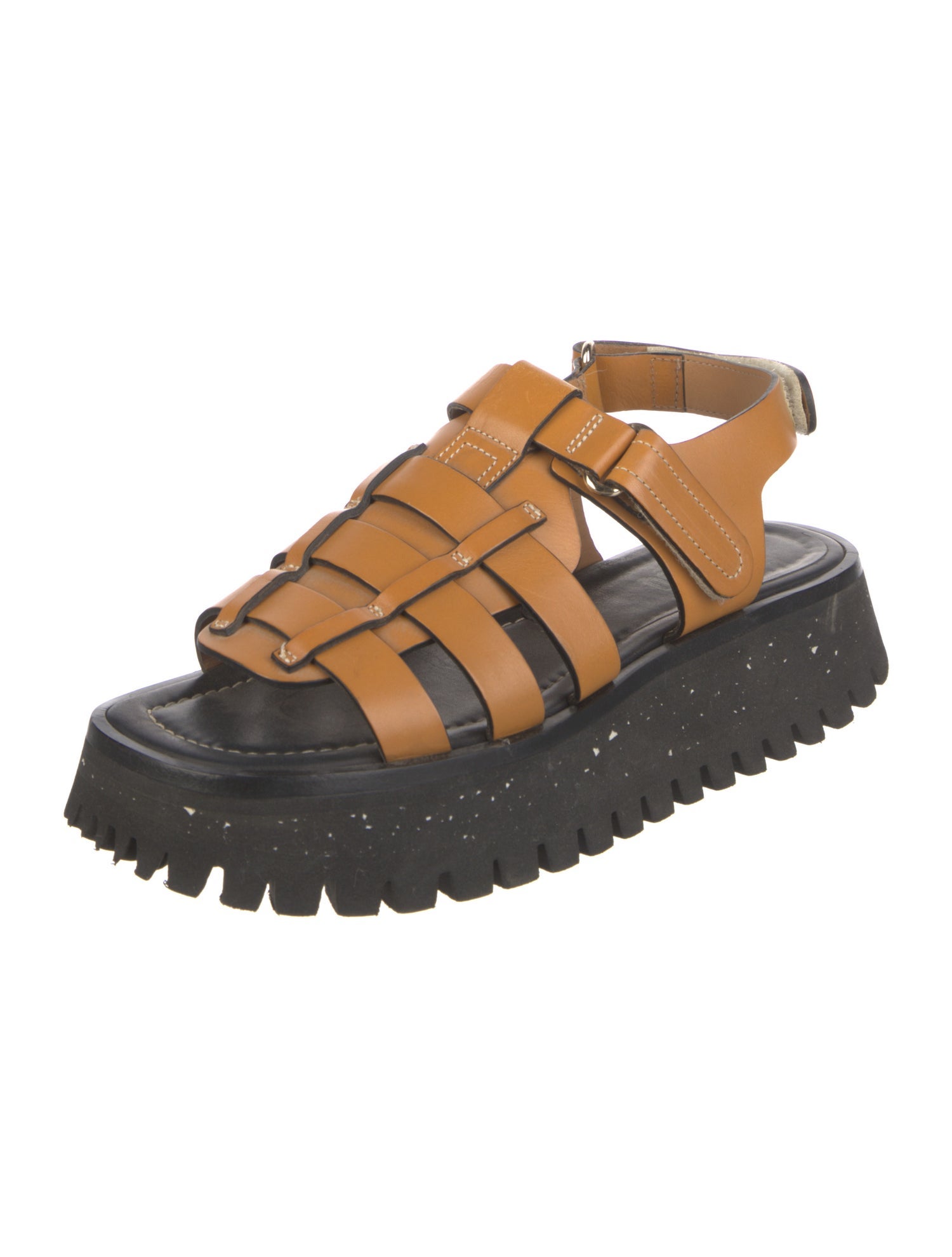 Labucq Leather Gladiator Sandals