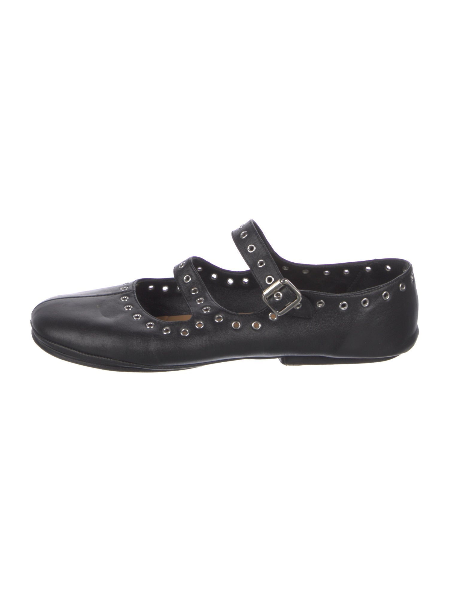 Labucq Leather Mary Jane Flats