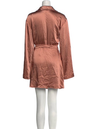 L'Academie V-Neck Mini Dress