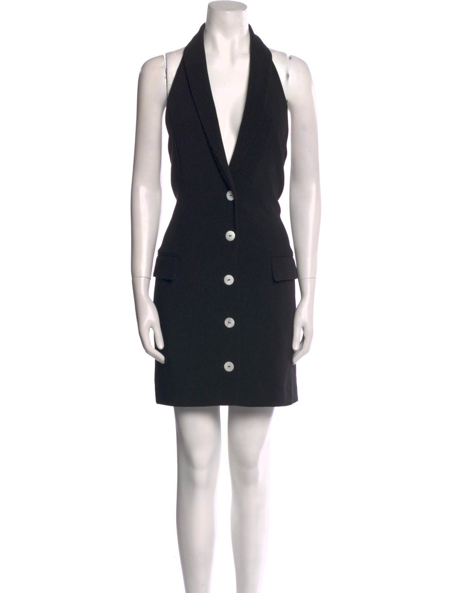 L'Academie Halterneck Mini Dress