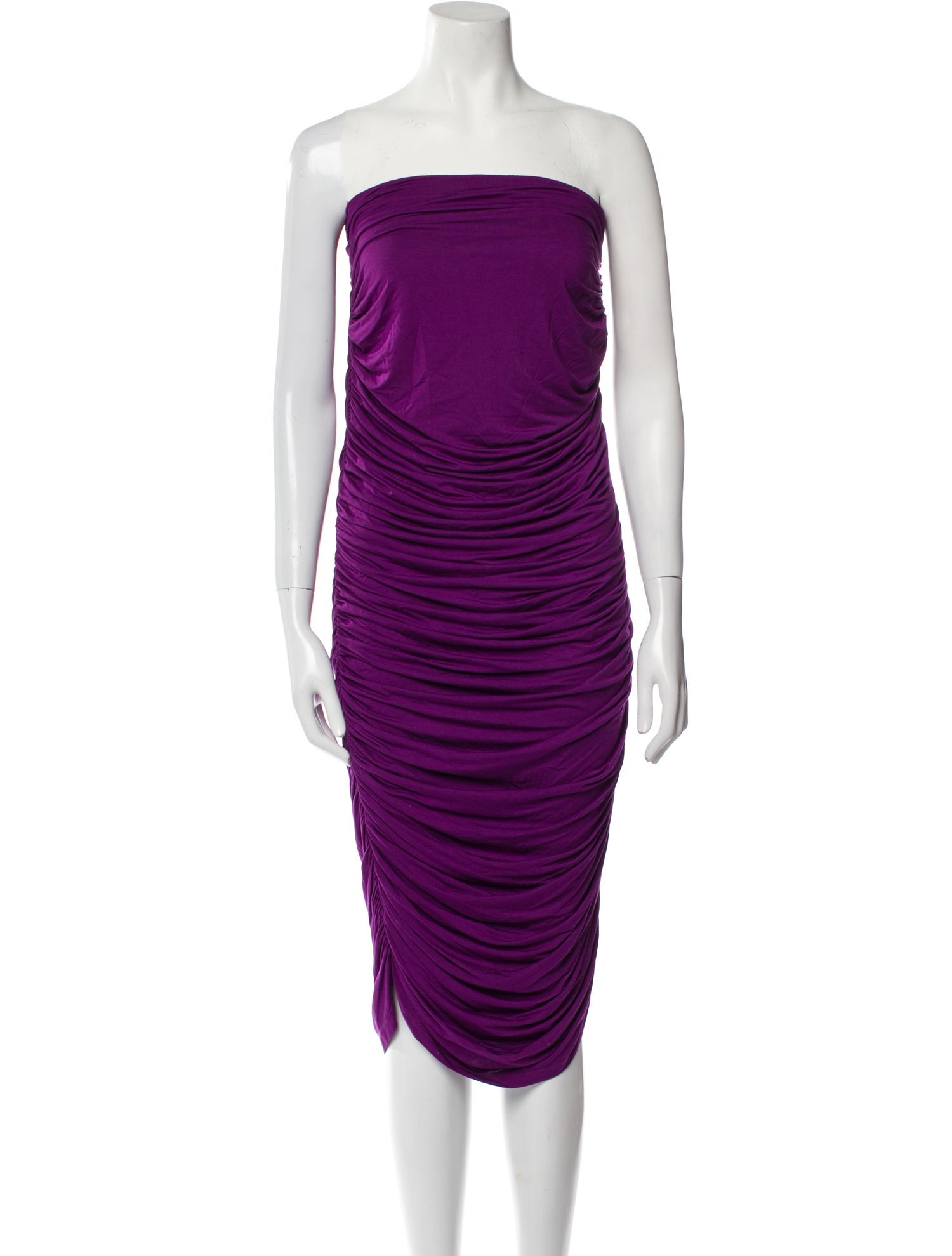 L'Academie Strapless Knee-Length Dress