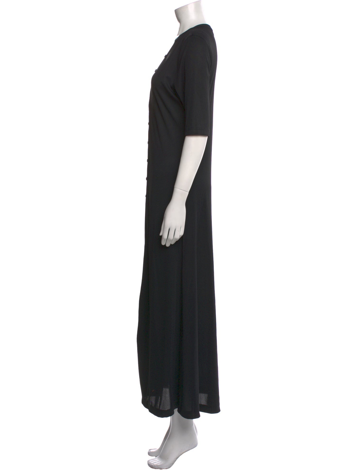 L'Academie V-Neck Long Dress