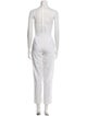 L'Academie Linen Halterneck Jumpsuit