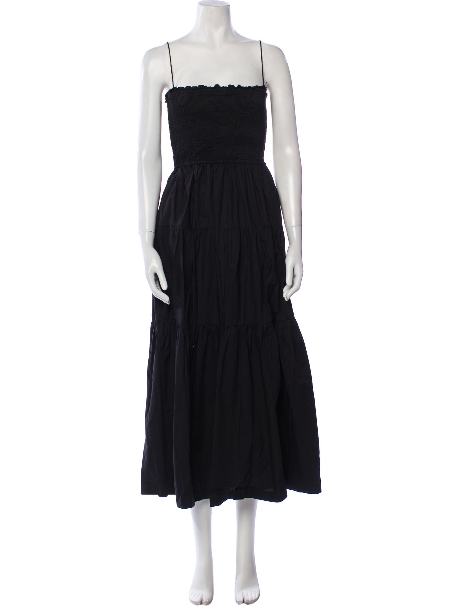L'Academie Square Neckline Long Dress