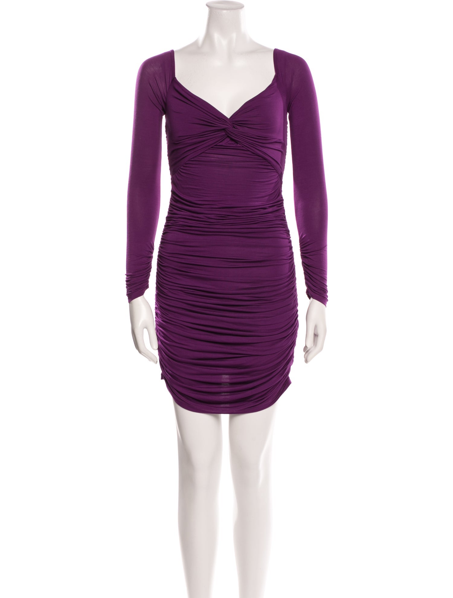 L'Academie V-Neck Mini Dress