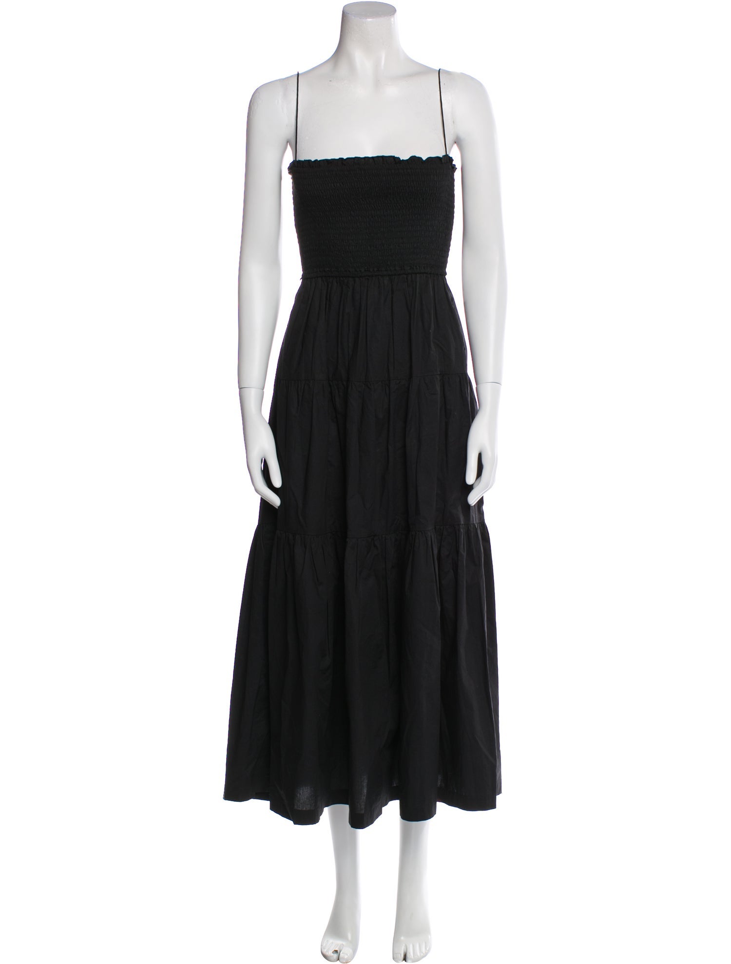 L'Academie Square Neckline Long Dress