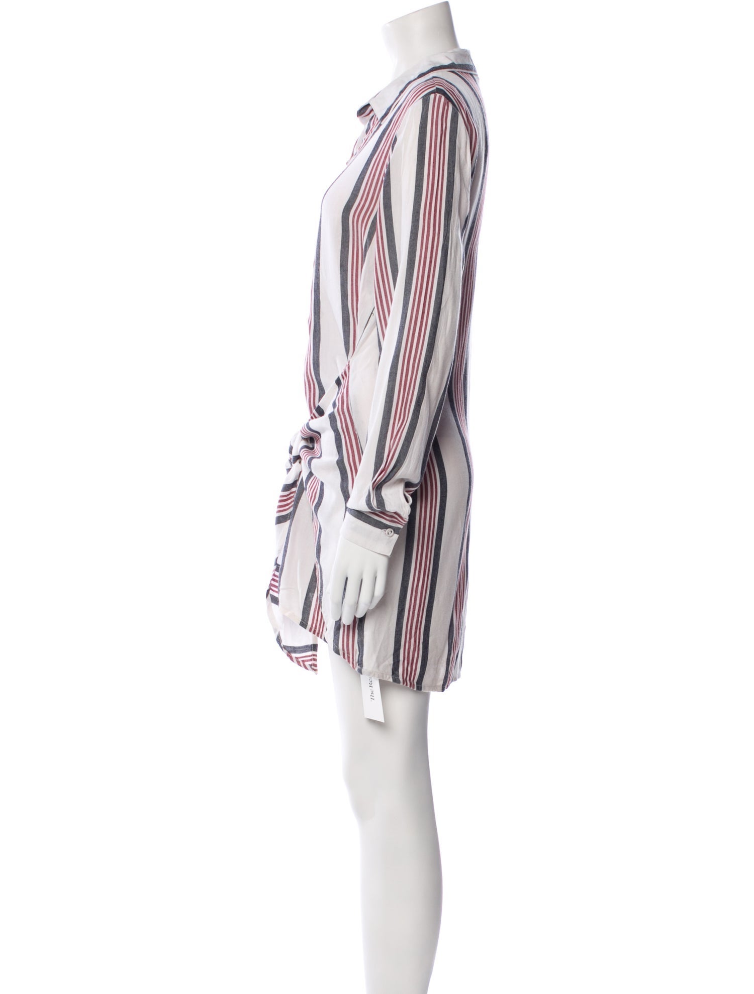 L'Academie Striped Mini Dress