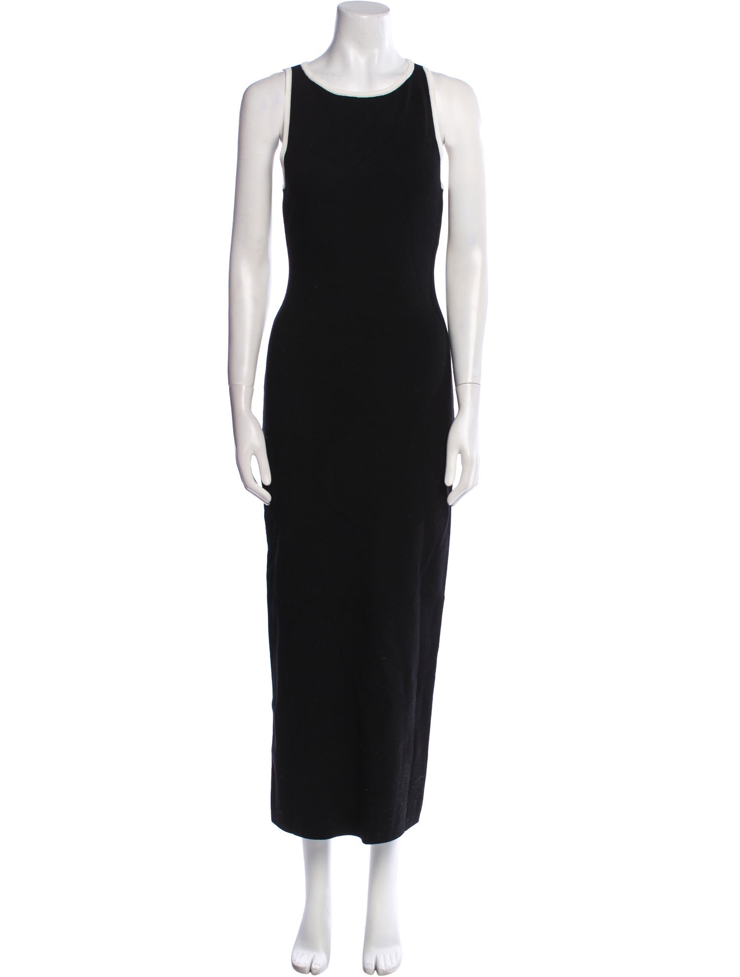 L'Academie Scoop Neck Long Dress
