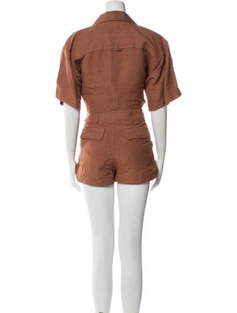 L'Academie Linen Short Set