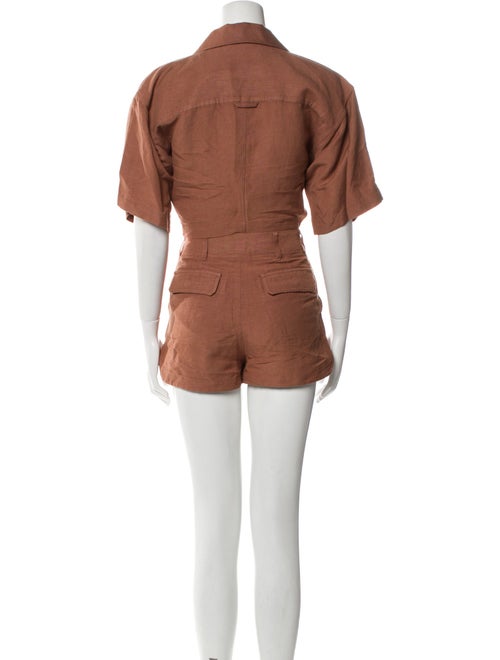 L'Academie Linen Short Set