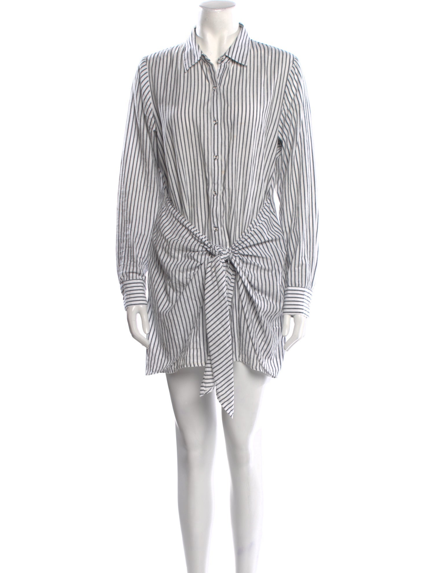 L'Academie Striped Mini Dress