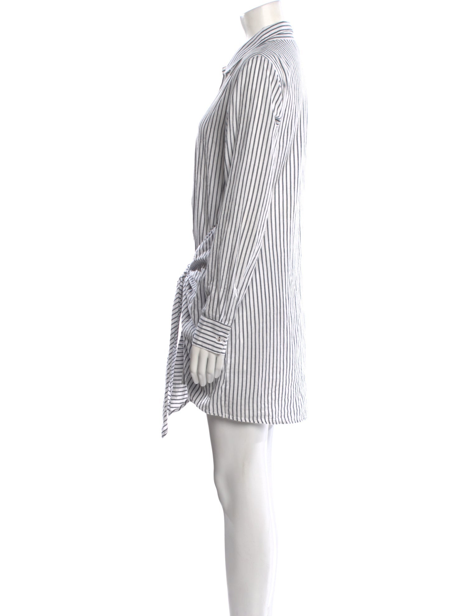 L'Academie Striped Mini Dress