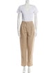 L'Academie Linen Pleated Accents Pant Set