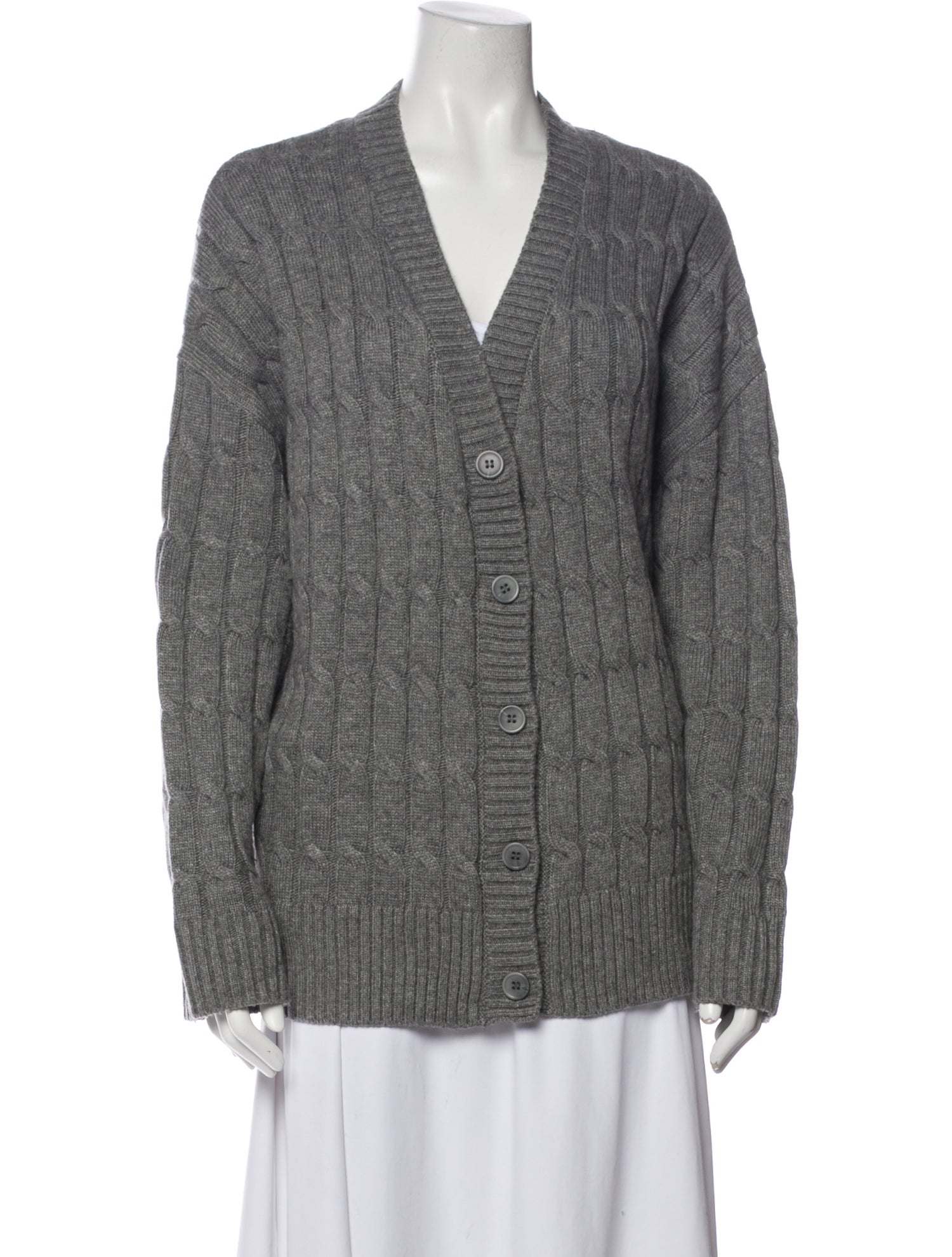 L'Academie Nylon V-Neck Sweater