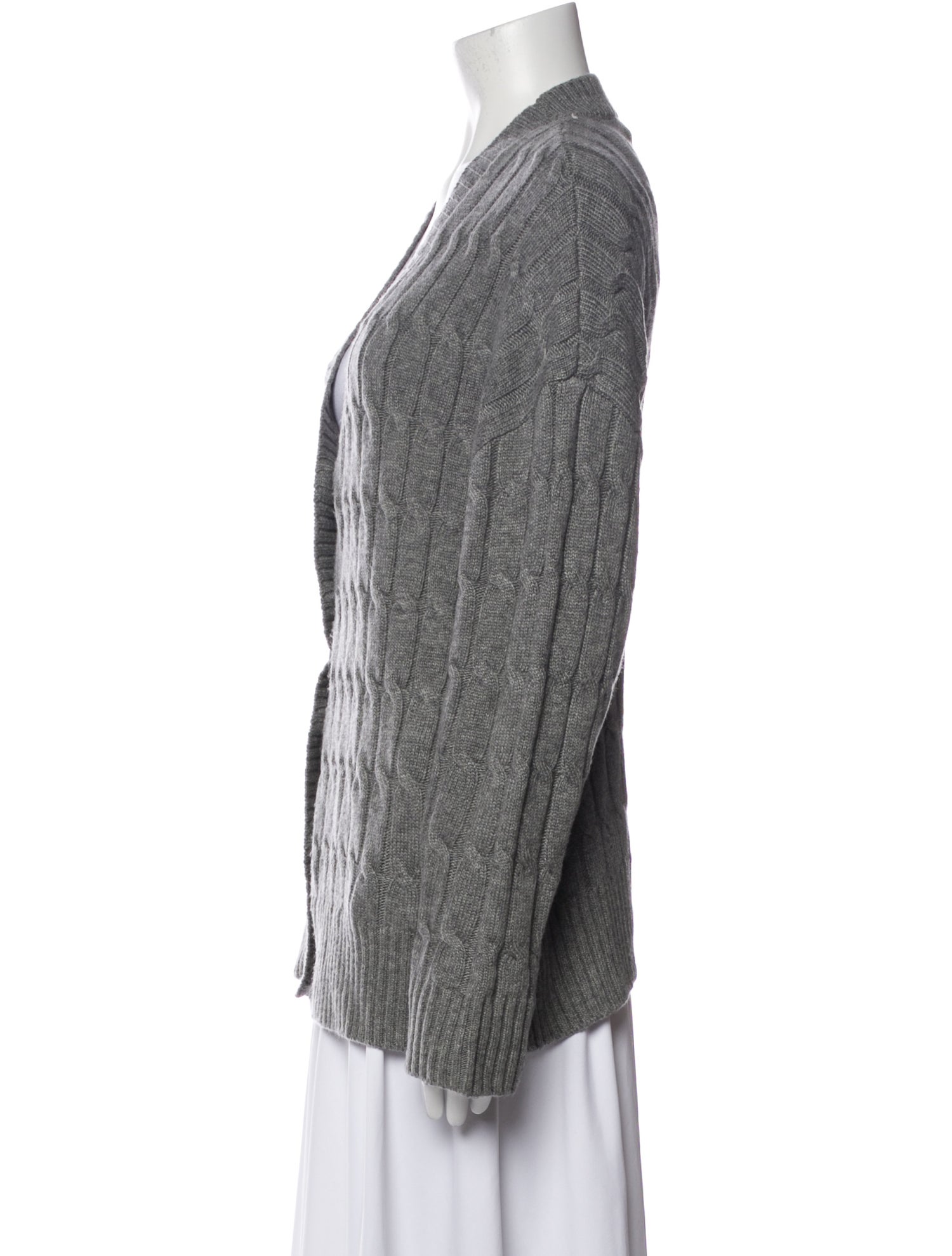 L'Academie Nylon V-Neck Sweater