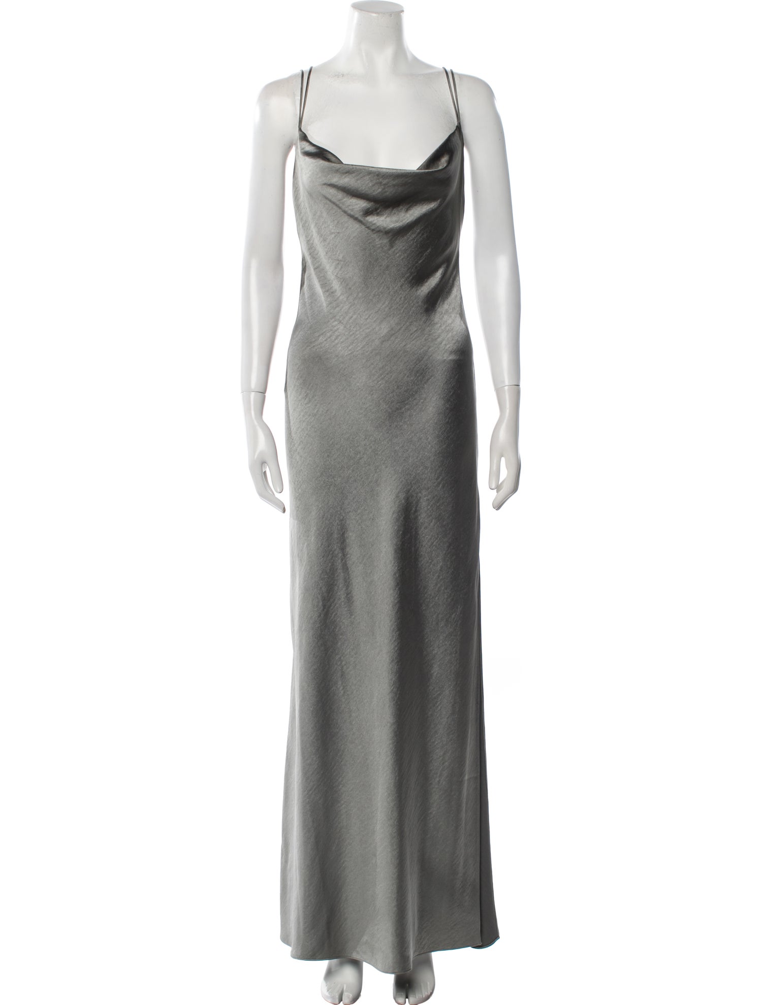 L'Academie Cowl Neck Long Dress