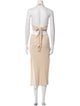 L'Academie Halterneck Long Dress