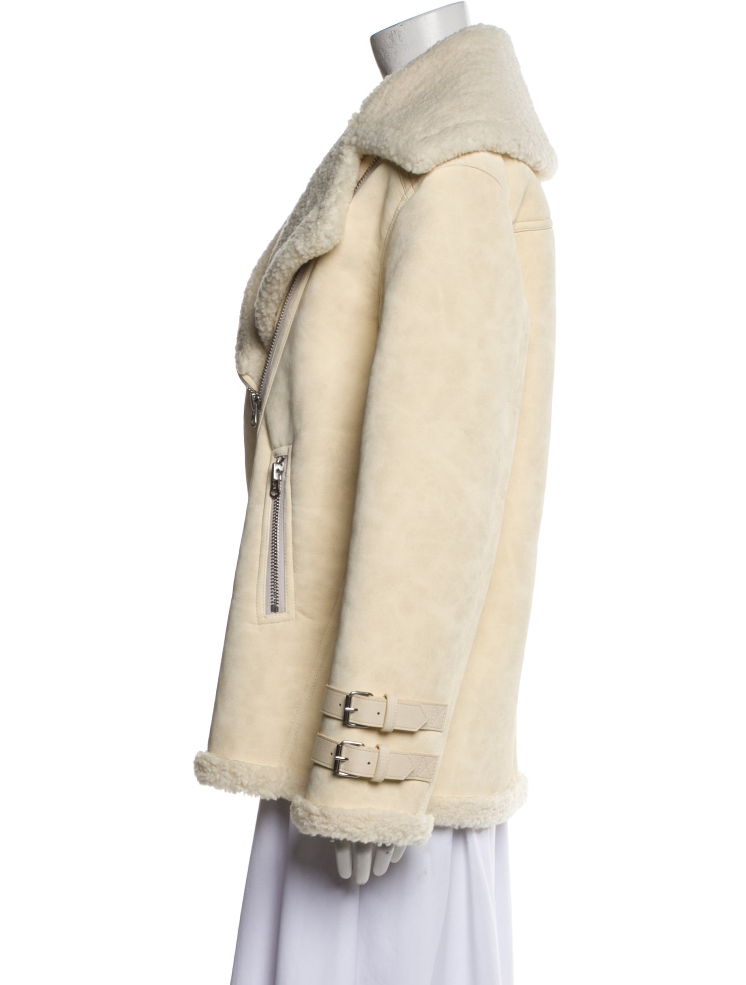 L'Academie Faux Fur Biker Jacket w/ Tags