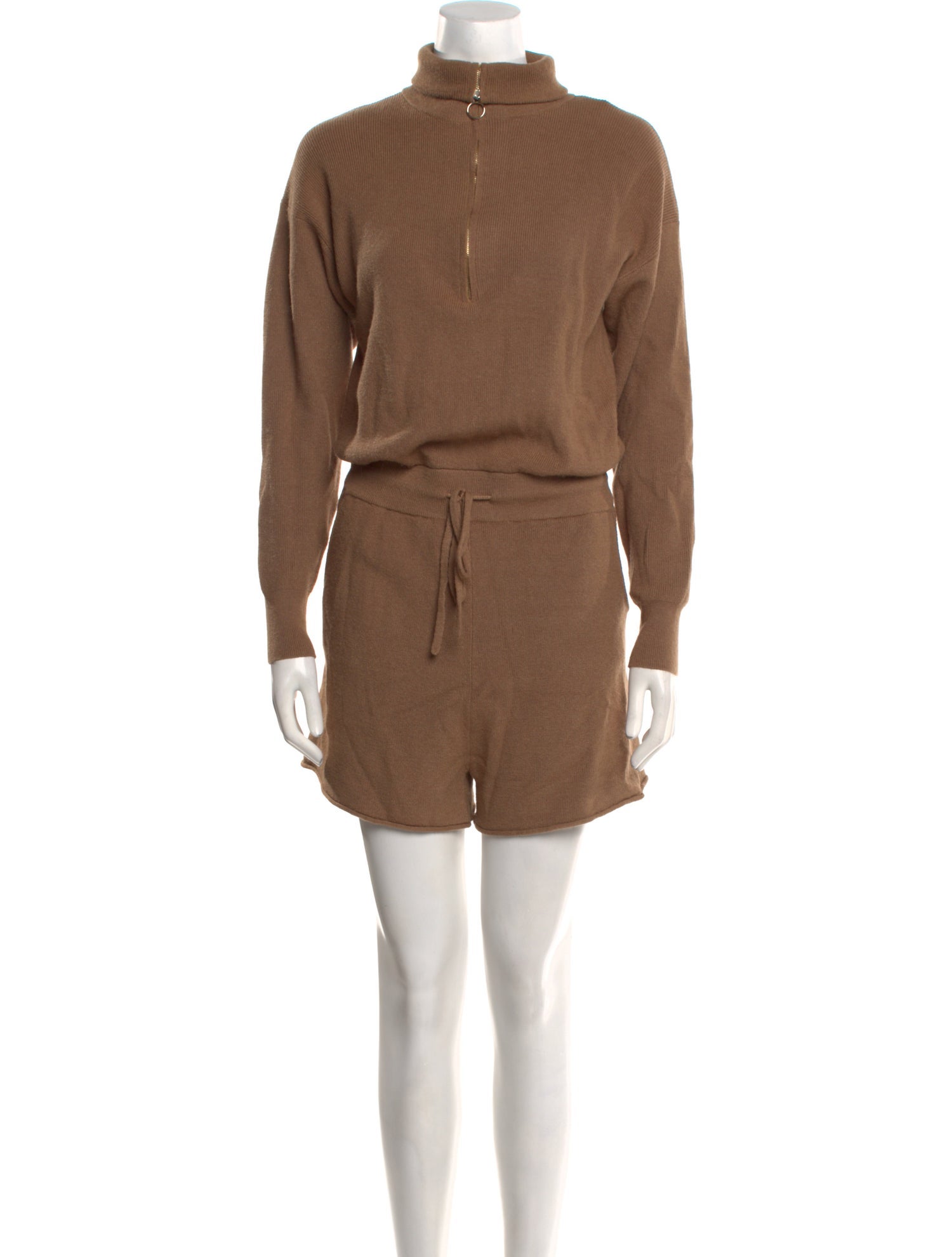 L'Academie Mock Neck Romper