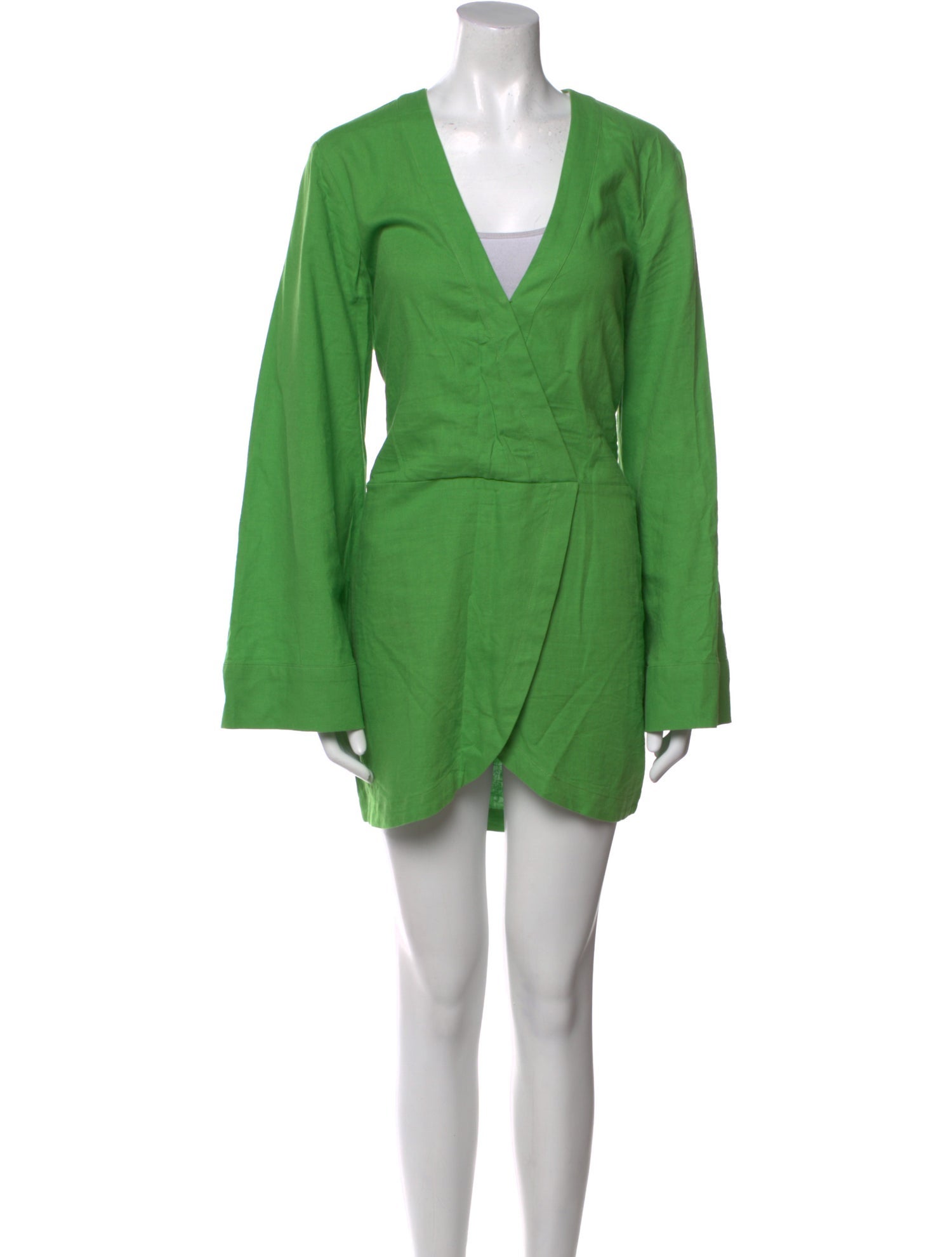 L'Academie V-Neck Mini Dress