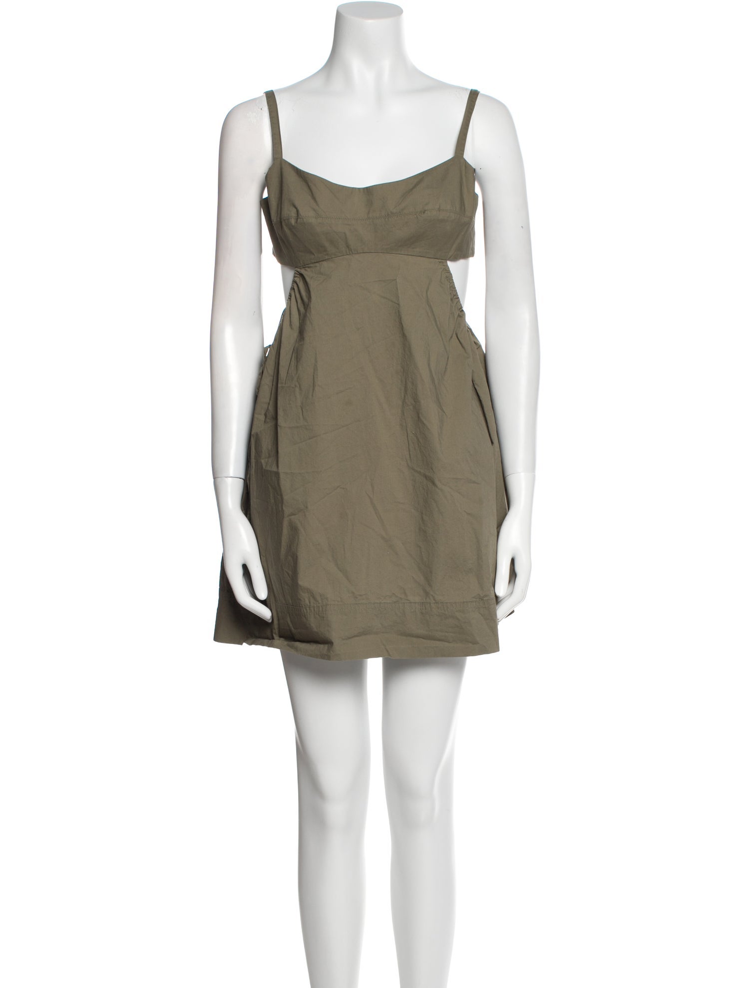 L'Academie Square Neckline Mini Dress