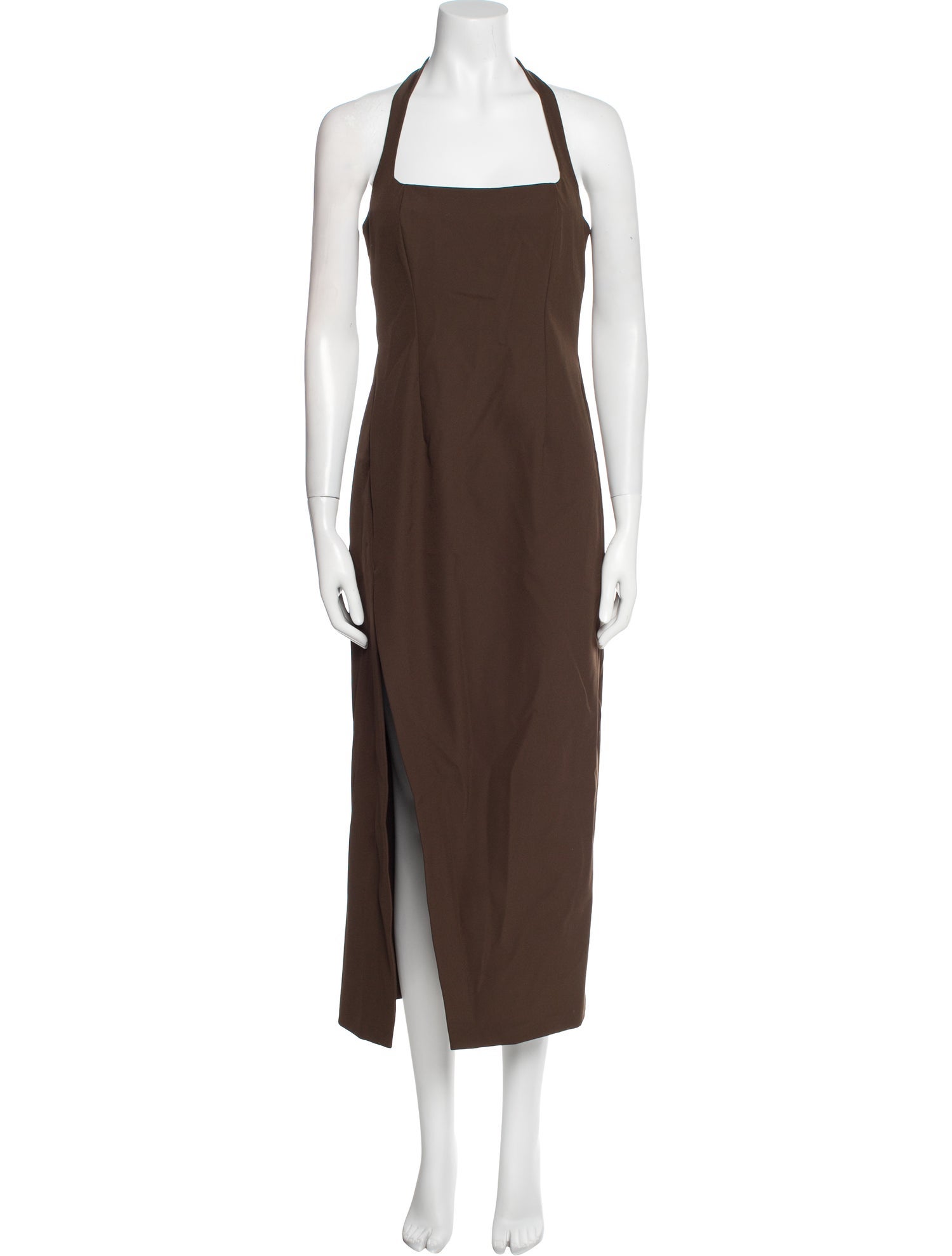 L'Academie Halterneck Long Dress w/ Tags