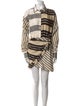 L'Academie Striped Mini Dress