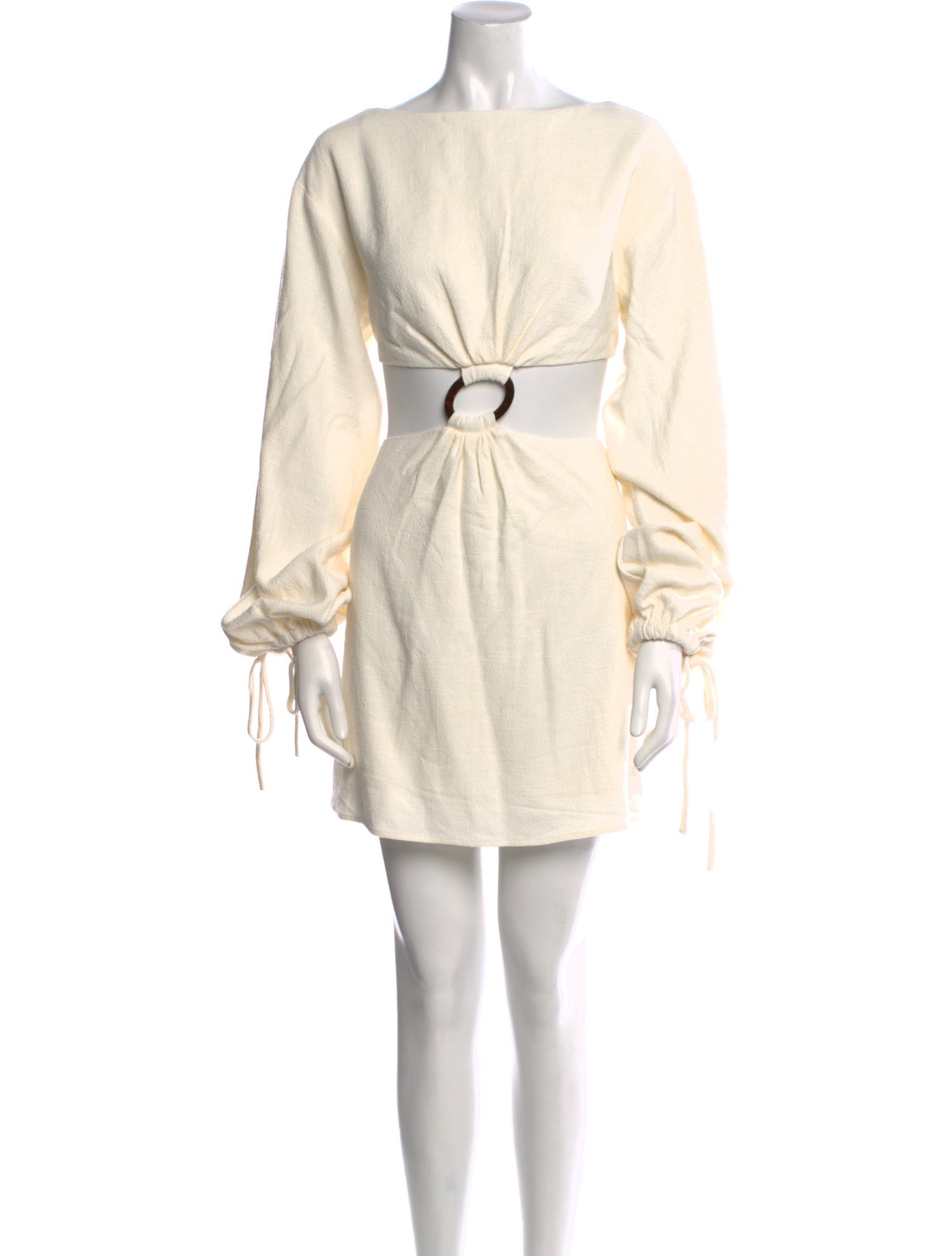 L'Academie Bateau Neckline Mini Dress