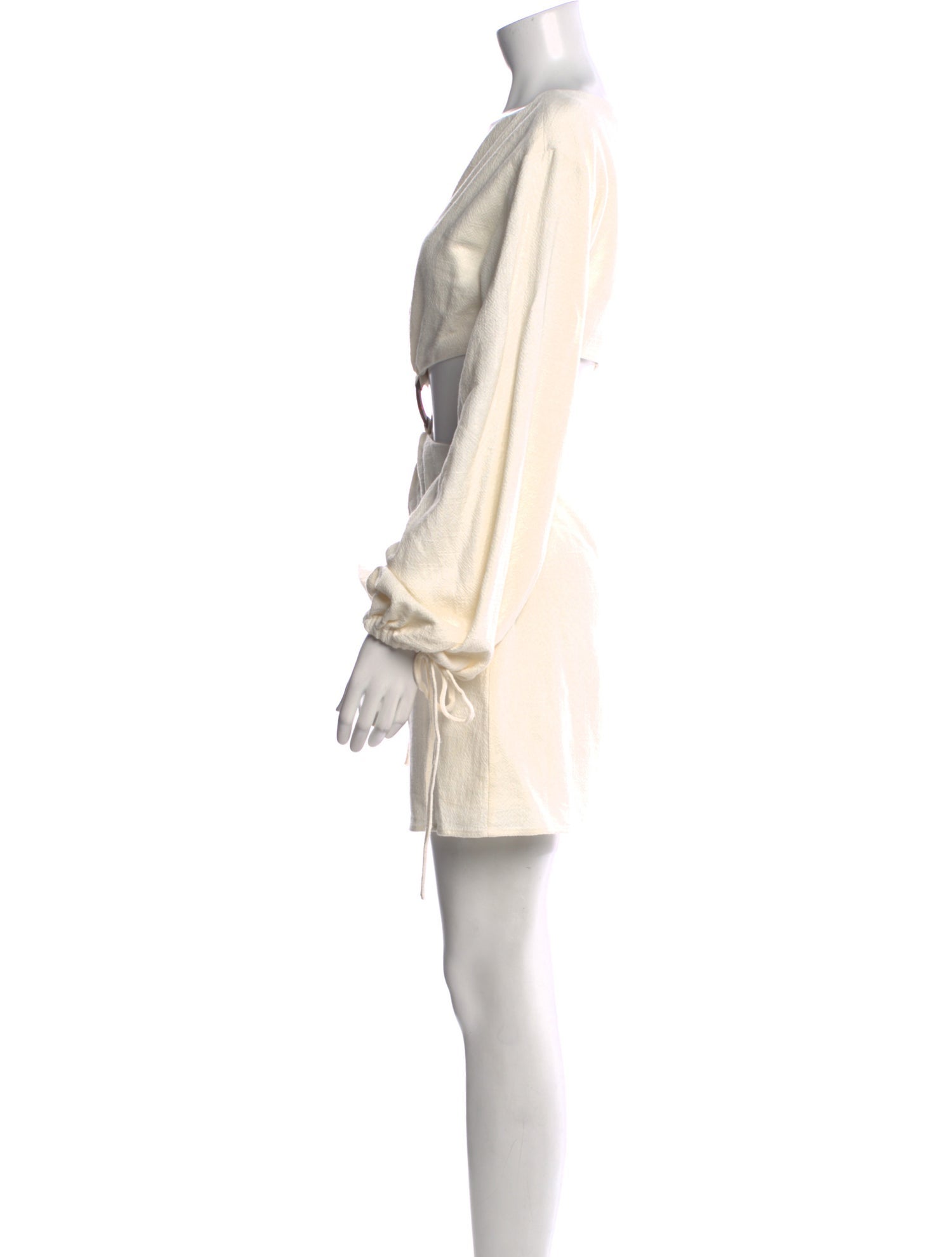 L'Academie Bateau Neckline Mini Dress