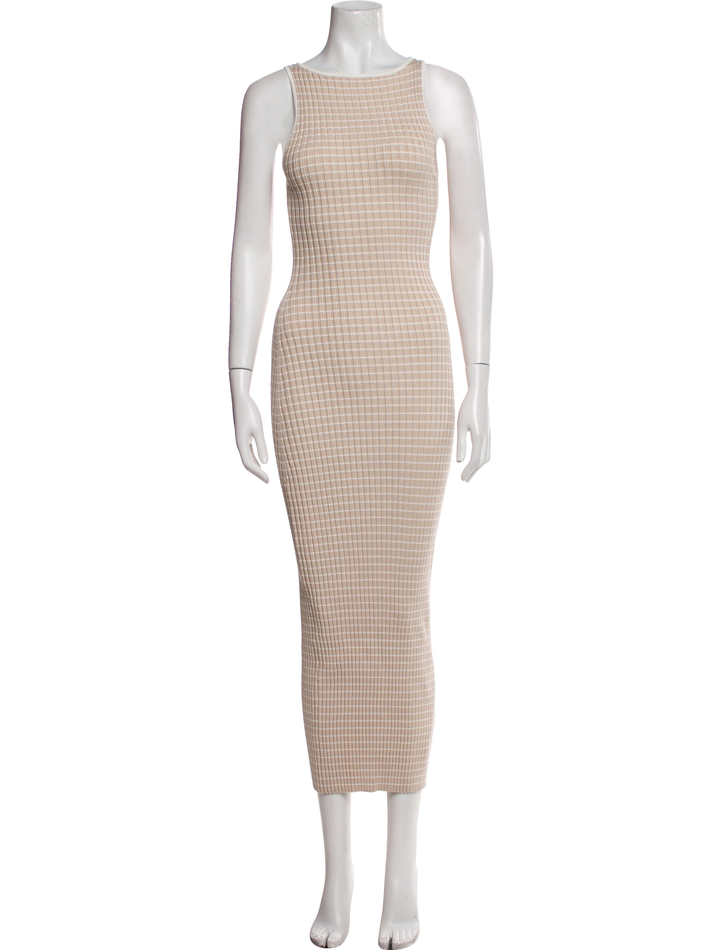 L'Academie Plaid Print Long Dress w/ Tags