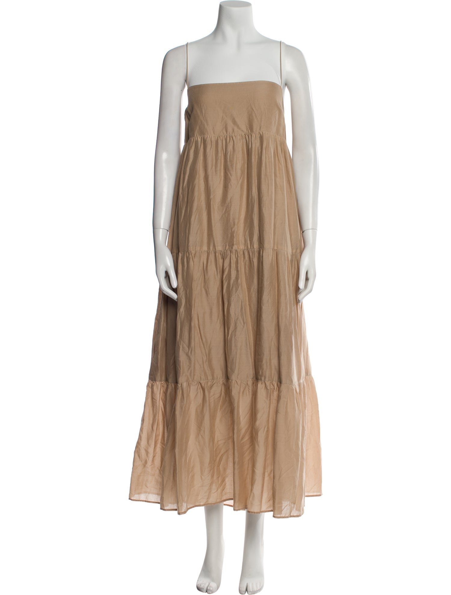 L'Academie Square Neckline Long Dress