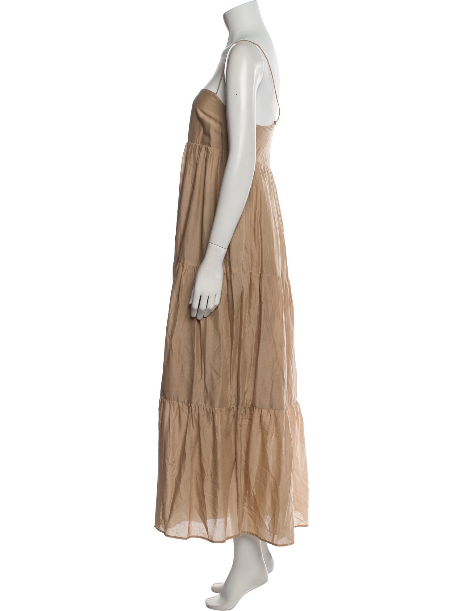 L'Academie Square Neckline Long Dress