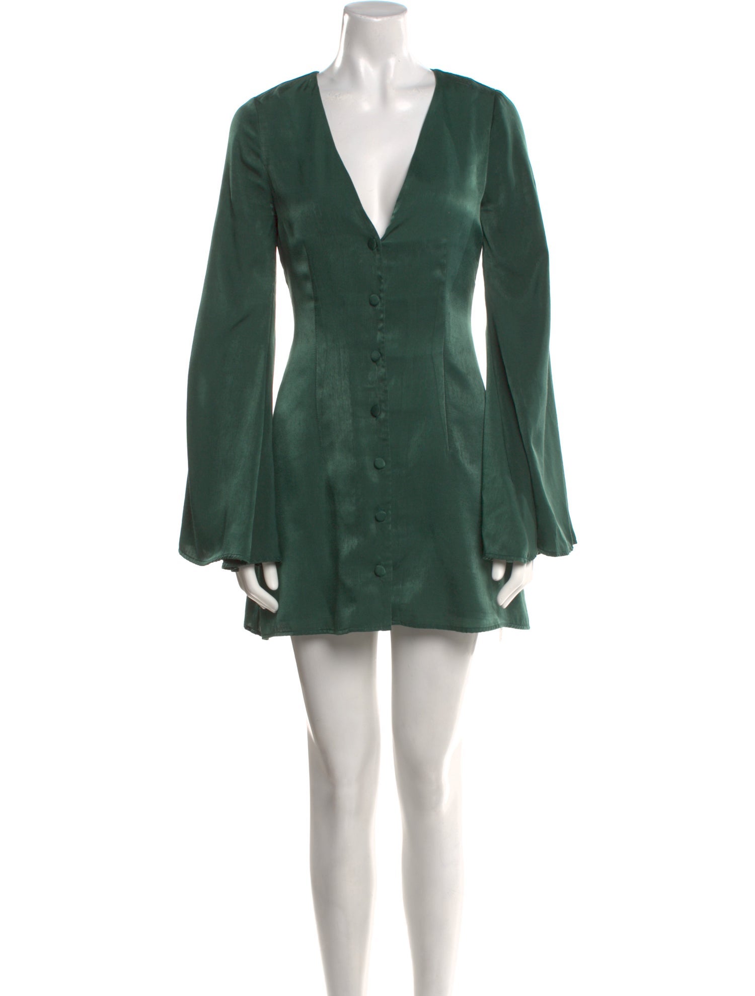 L'Academie V-Neck Mini Dress