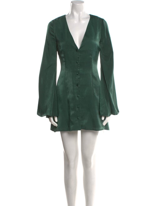 L'Academie V-Neck Mini Dress