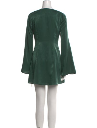 L'Academie V-Neck Mini Dress